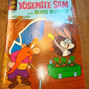 Silver age Yosemite Sam and bug's bunny comic book.